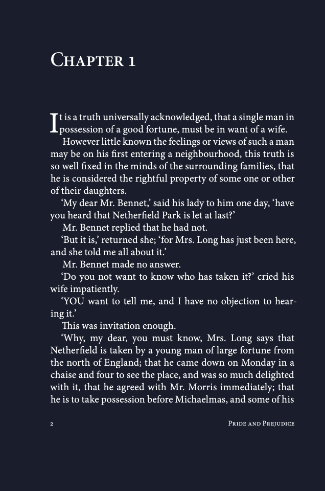 PDF page using the blue dark mode theme